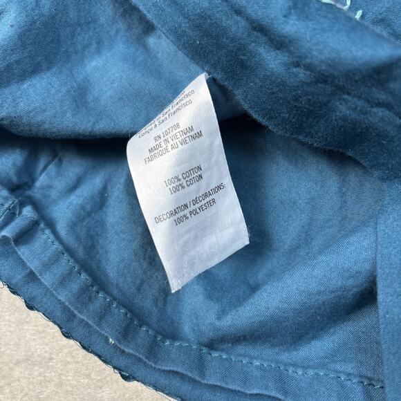 Tea‎ Collection Dress Girl 12-18 Embroidered Floral 100% Cotton Party Boho Puff - Picture 7 of 7